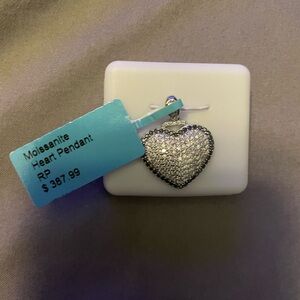 Dazzling Moissanite Heart Necklace